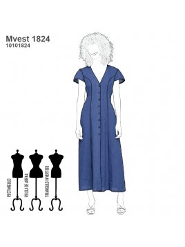 VESTIDO LARGO MUJER 1824