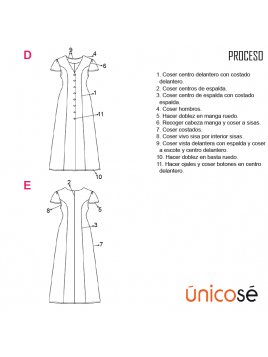 VESTIDO LARGO MUJER 1824