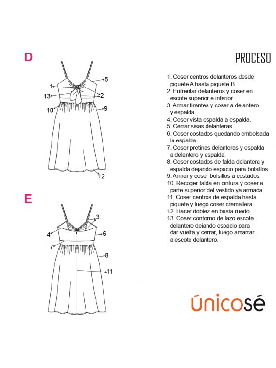 VESTIDO SOLERA MUJER 1825