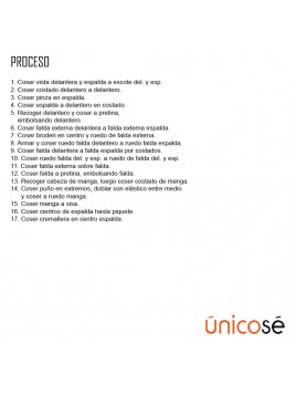 VESTIDO HUASA PRENATAL RT 1822