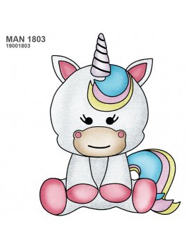 PELUCHE UNICORNIO MAN 1803