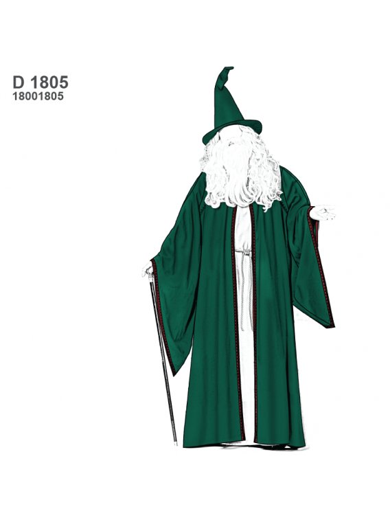 DISFRAZ MAGO 1805
