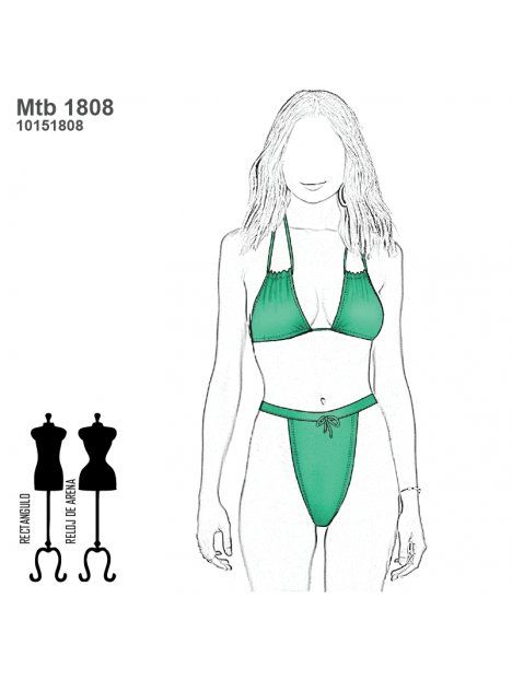 TRAJE DE BAÑO BIKINI MUJER 1808