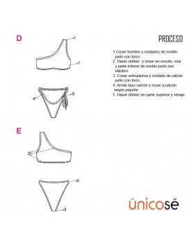 TRAJE DE BAÑO BIKINI MUJER 1809