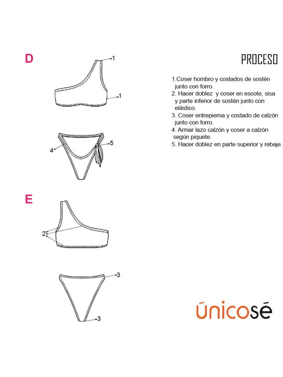 TRAJE DE BAÑO BIKINI MUJER 1809
