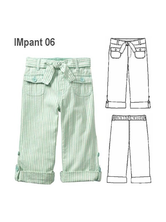 PANTALON CAPRI NIÑA 0906