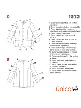 CHAQUETA MOZO RT 1828