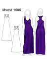 MAXI VESTIDO CAMISETA MUSCULOSA MUJER