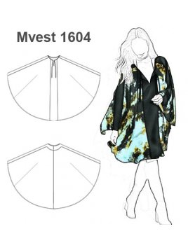 VESTIDO CAPA MUJER 1604