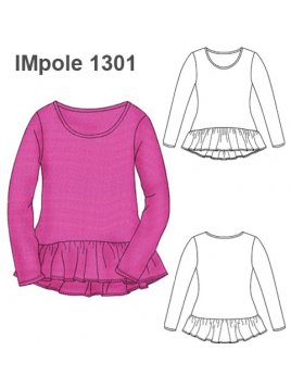 POLERA VUELOS NIÑA 1301