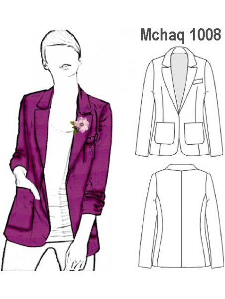 CHAQUETA CLASICA MUJER, CON FORRO 