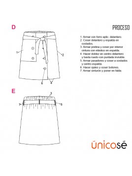 FALDA CRUZADA MUJER 1805