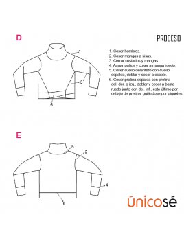 POLERON CORTES MUJER 1806