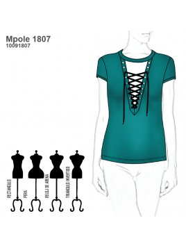 POLERA ESCOTE PROFUNDO MUJER 1807