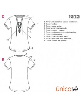 POLERA ESCOTE PROFUNDO MUJER 1807