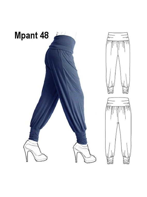 PANTALON HAREM MUJER 0948
