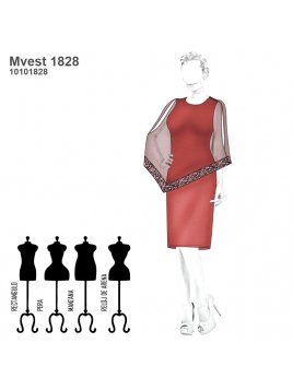 VESTIDO FIESTA CORTO MUJER 1828