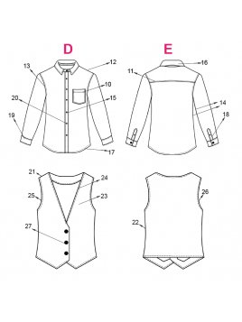 TRAJE CHILOTE HOMBRE RT 1832