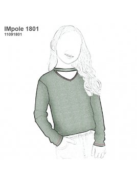 POLERA CHOKER NIÑA 1801