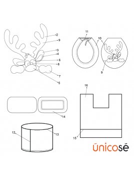 SET BAÑO NAVIDAD MAN 1811