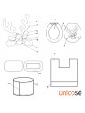 SET BAÑO NAVIDAD MAN 1811