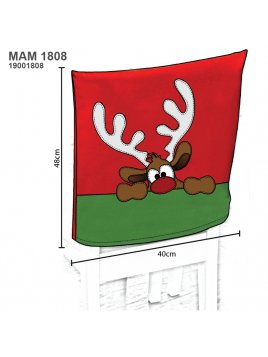 FUNDA SILLA RENO NAVIDAD MAN 1808