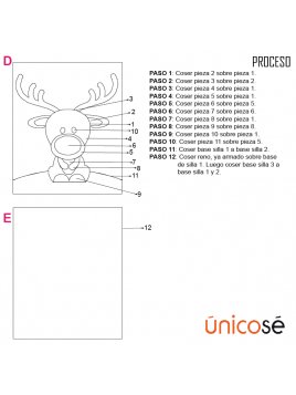 FUNDA SILLA RENO NAVIDAD MAN 1807