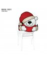 FUNDA SILLA OSO NAVIDAD MAN 1801