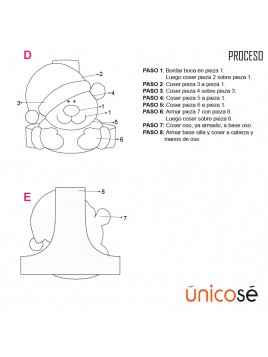 FUNDA SILLA OSO NAVIDAD MAN 1801