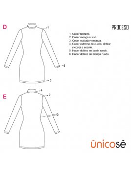 VESTIDO AJUSTADO MUJER 1833