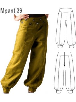 PANTALON HAREM MUJER 0939