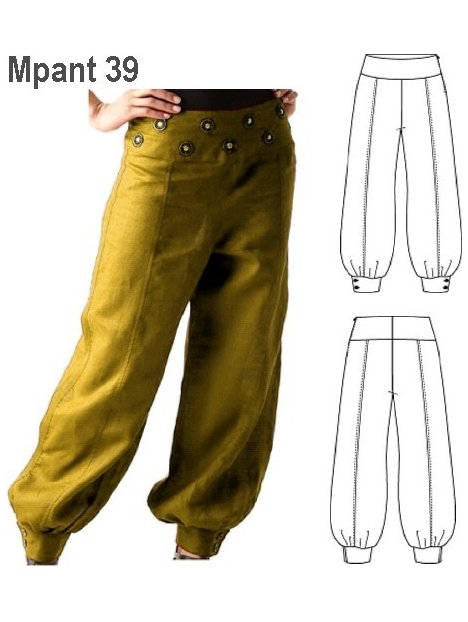 PANTALON HAREM MUJER 0939