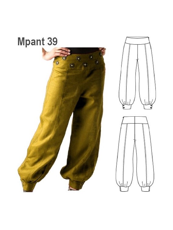 PANTALON HAREM MUJER 0939