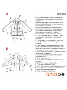 CHAQUETA CASACA MUJER 1810