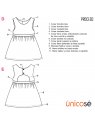 VESTIDO EVASE BEBE 1802