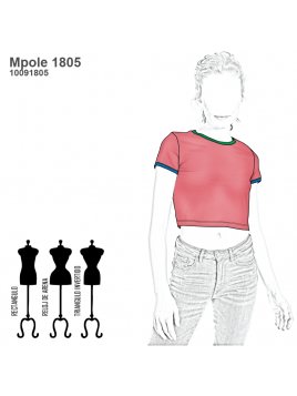 POLERA CORTA MUJER 1805