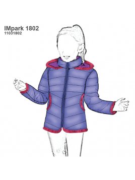 PARKA CORTA NIÑA 1802
