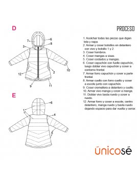 PARKA CORTA NIÑA 1802