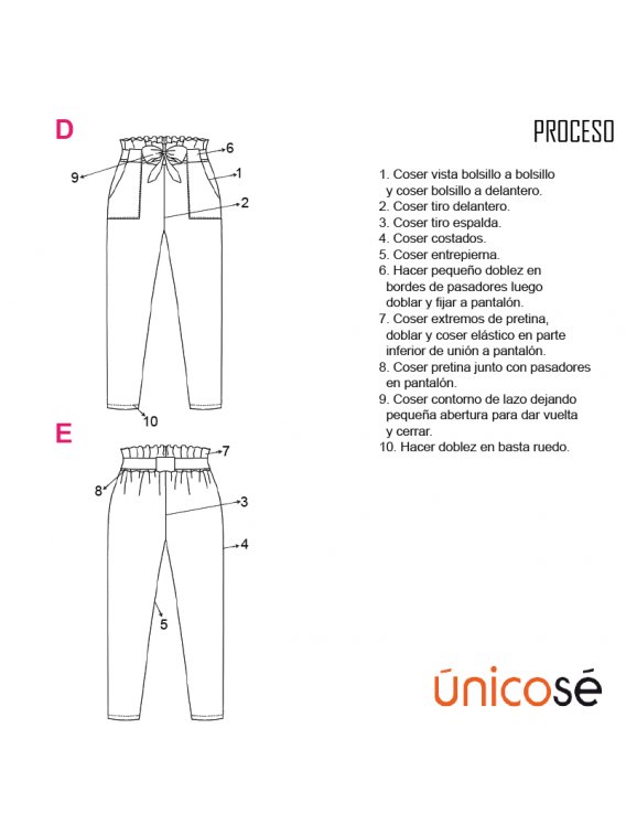PANTALON CAPRI MUJER 1805