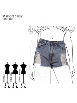 SHORT JEANS MUJER 1802