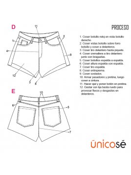 SHORT JEANS MUJER 1802