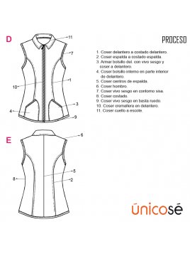 PARKA CHALECO MUJER 1801