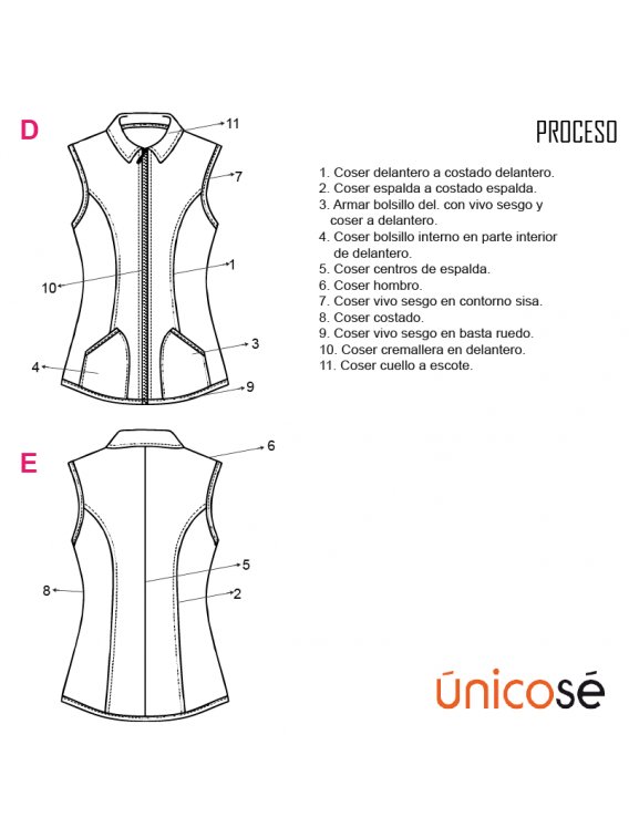 PARKA CHALECO MUJER 1801