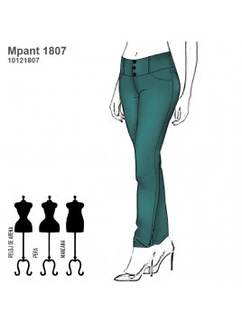 PANTALON JEANS MUJER 1807