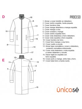 ABRIGO RECTO HOMBRE 1804