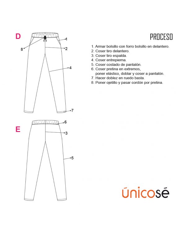 PANTALON BUZO SLIM HOMBRE 1601