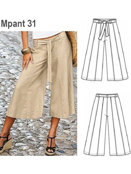 FALDA PANTALON MUJER 0931