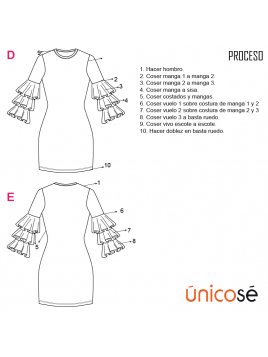 VESTIDO TUBO MUJER 1836