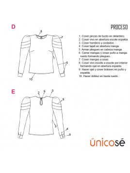 BLUSA CERRADA MUJER 1812