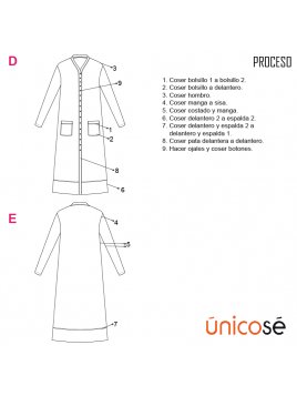 ABRIGO CARDIGAN MUJER 1807